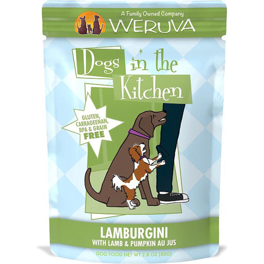 Dogs In The Kitchen Dog Lamburgini With Lamb & Pumpkin Au Jus 2.8oz. Pouch (Case of 12)