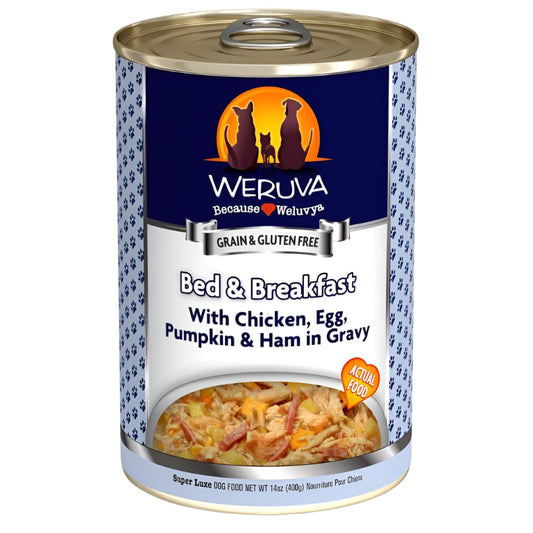 Weruva Dog Bed And Breakfast With Chicken, Egg, Pumpkin And Ham In Gravy