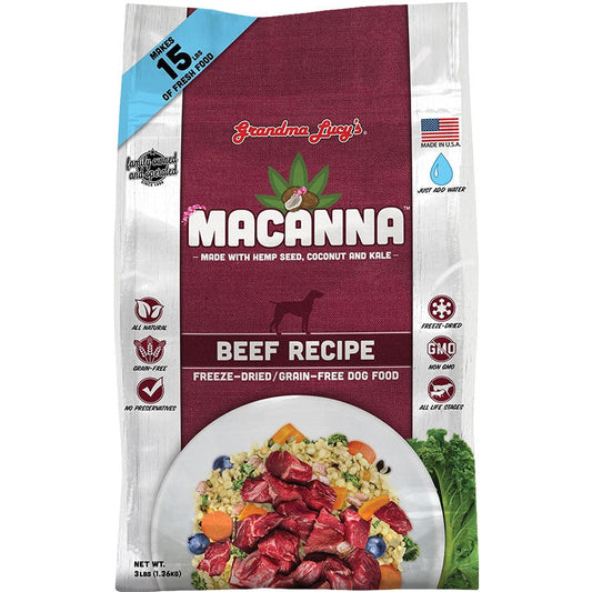 Grandma Lucy's Dog Macanna Ana Grain Free Beef Trial Size