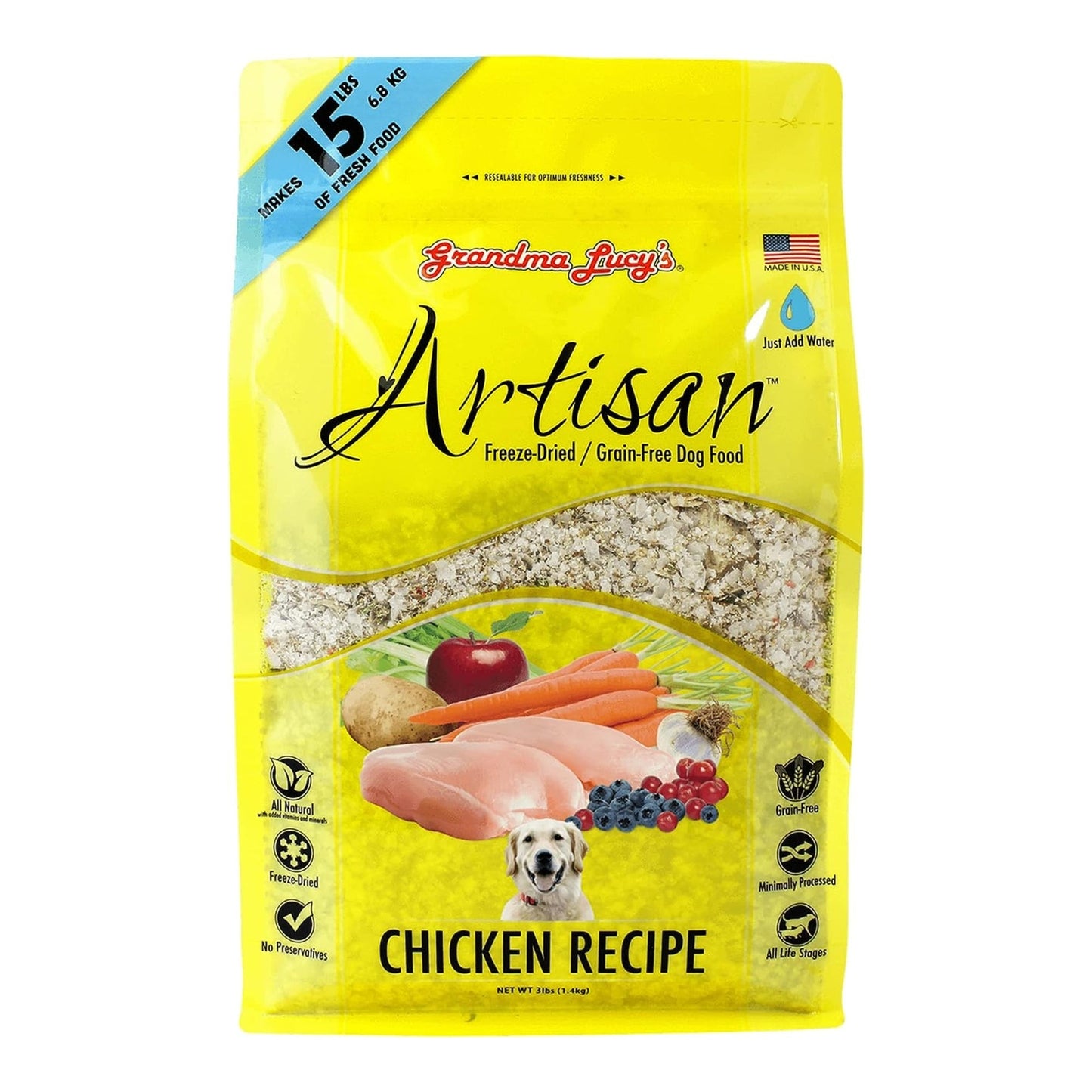 Grandma Lucy's Dog Artisan Grain Free Pork