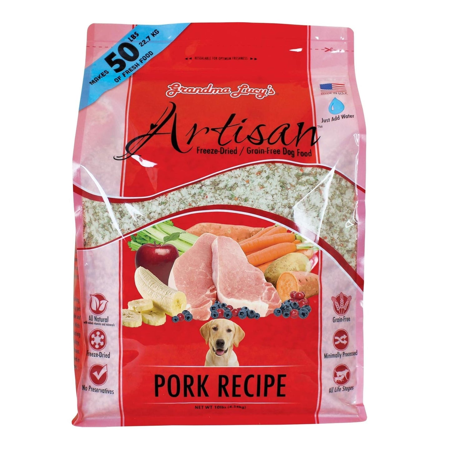 Grandma Lucy's Dog Artisan Grain Free Pork