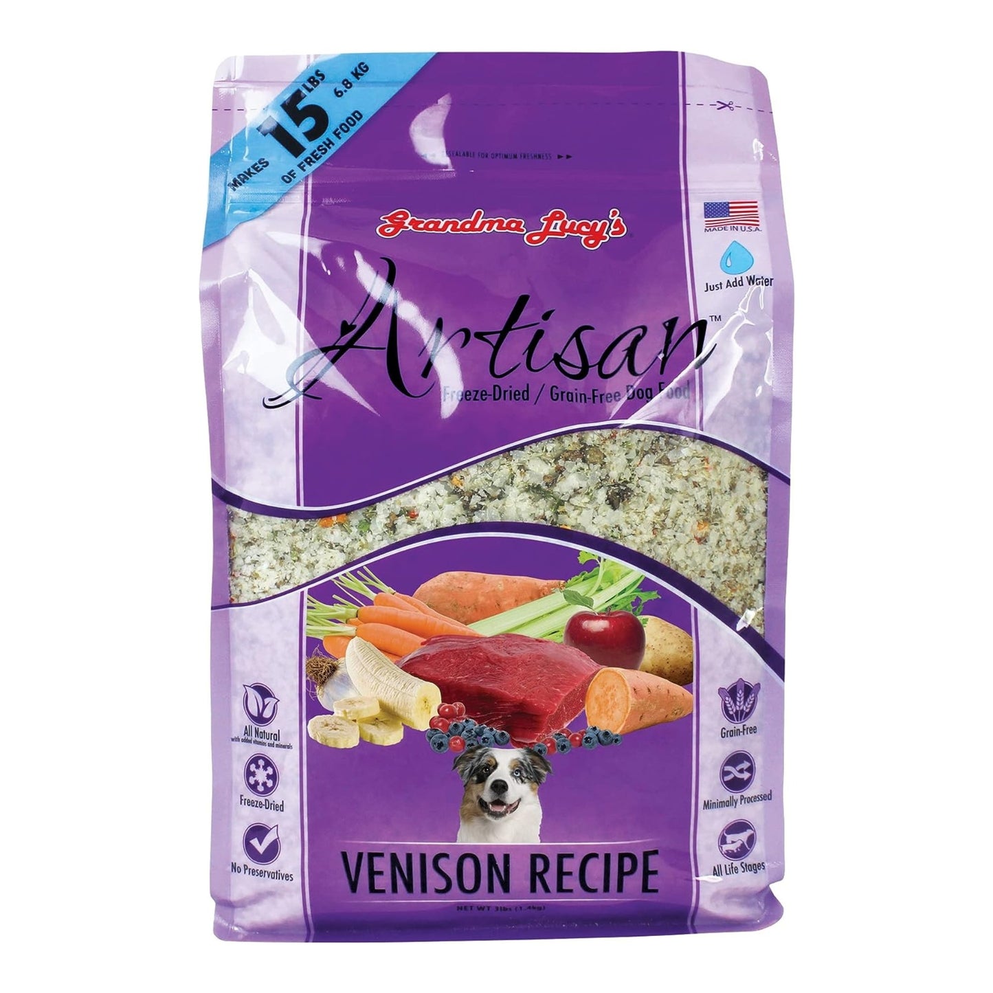 Grandma Lucy's Dog Artisan Grain Free Venison