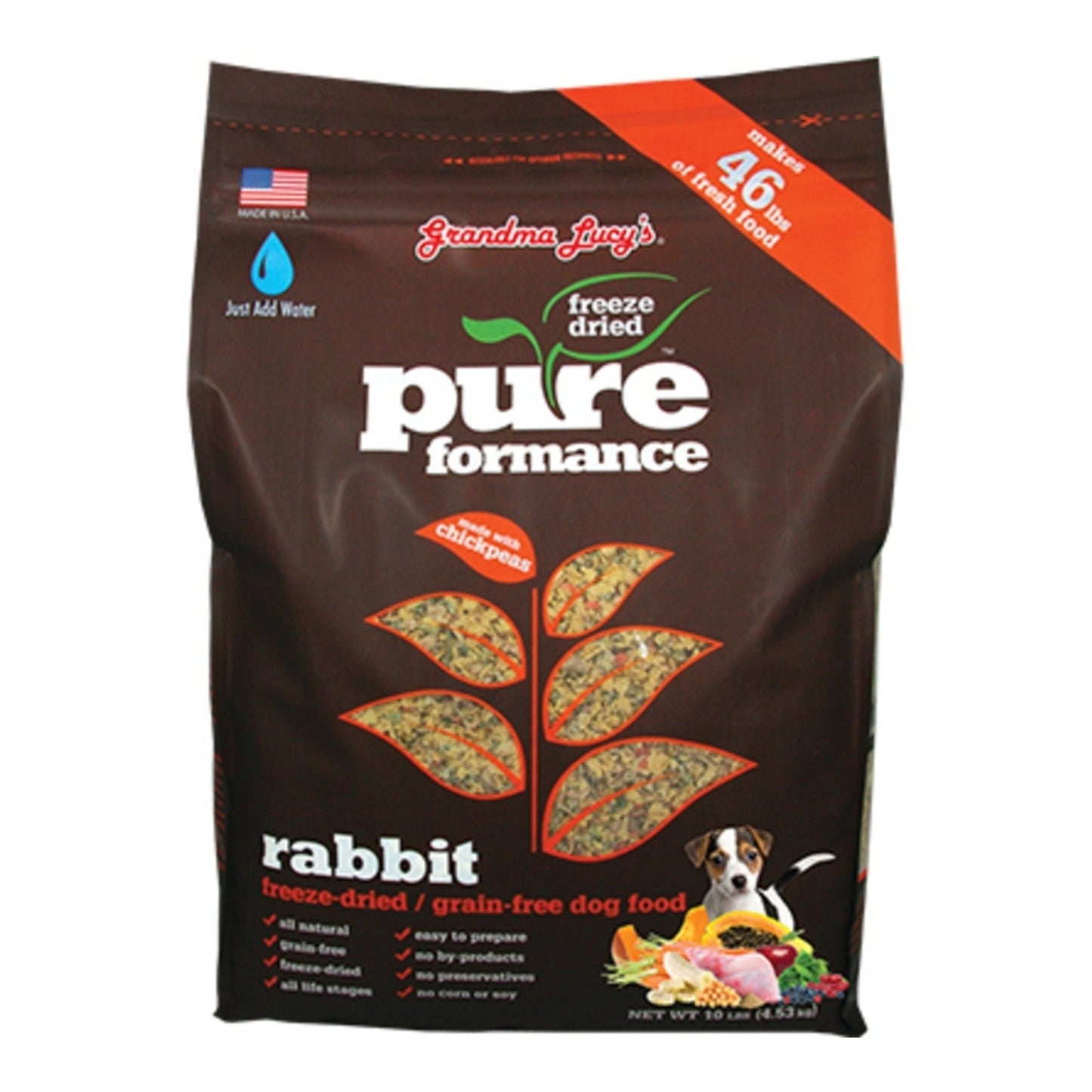 Grandma Lucy's Dog Pure Grain Free Rabbit Chickpea