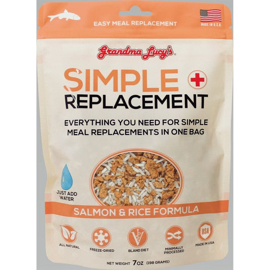 Grandma Lucys Dog Freeze Dried Simple Replacement Salmon 7 oz.