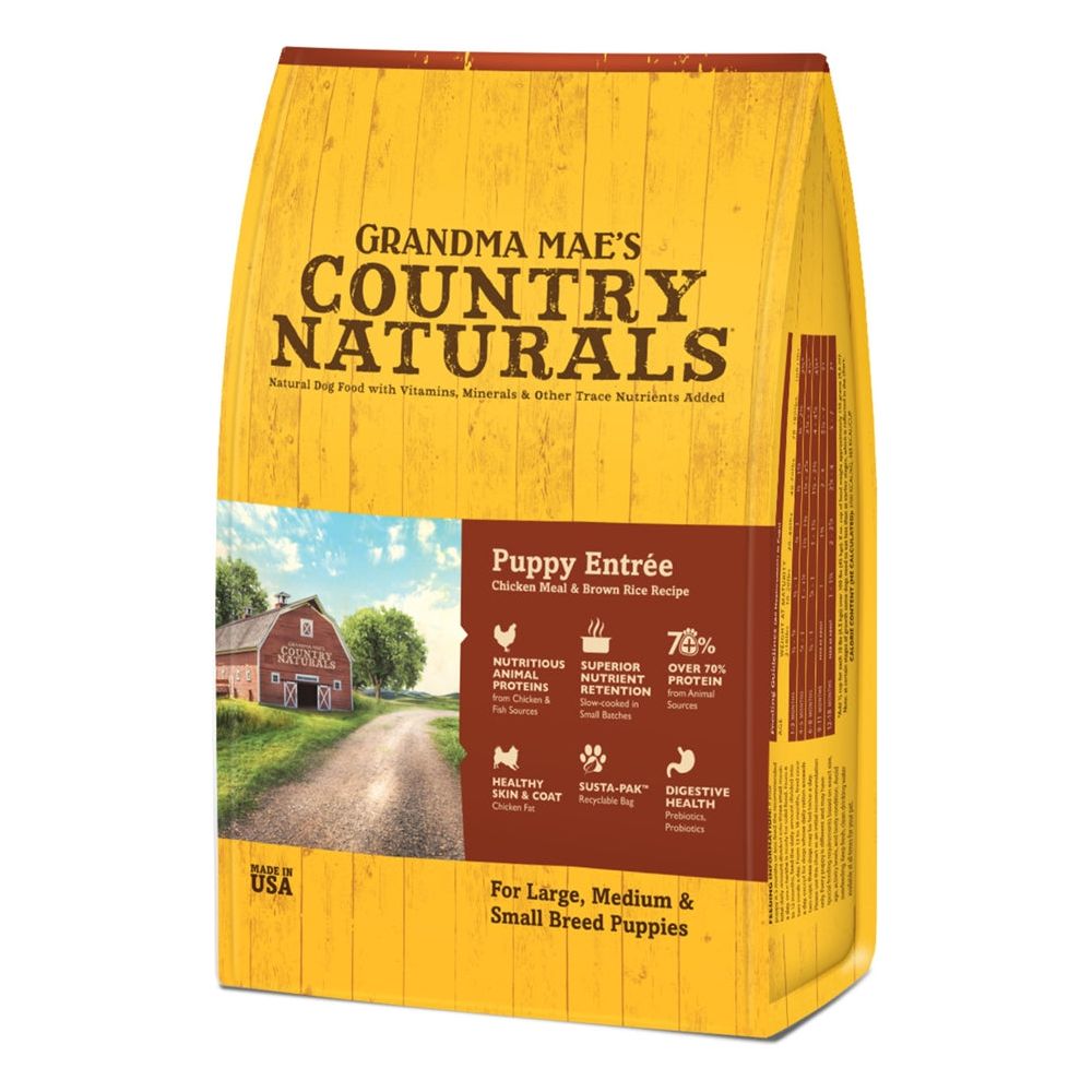 Grandma Mae's Country Naturals Premium All Natural Puppy Dry Dog Food Chicken