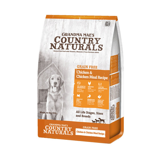 Grandma Mae's Country Naturals Grain Free LID Dry Dog Food Chicken & Chicken Meal