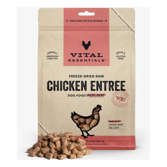 Vital Essentials Dog Freeze-Dried Mini Nibs Chicken