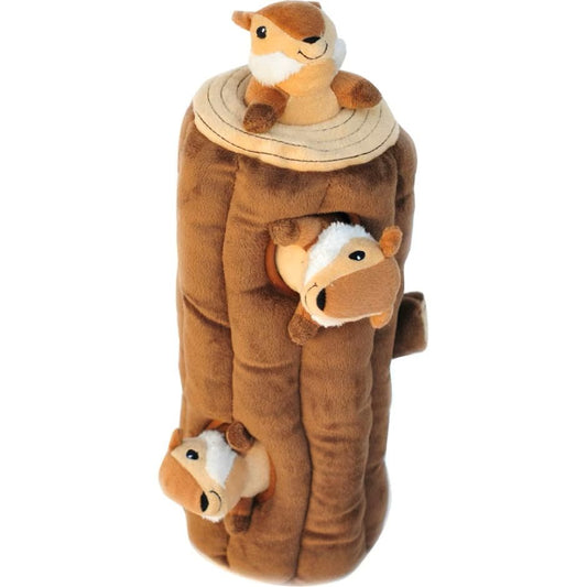 Zippypaws Burrow Log Brown Large