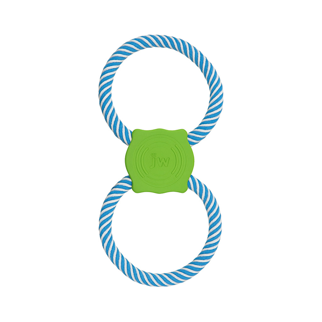 JW Pet Pet Giggle Tug Toy Multi-Color 1ea/12 in, One Size