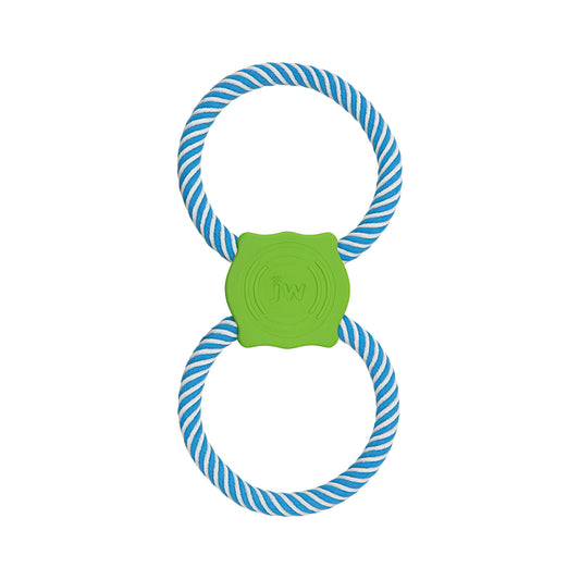 JW Pet Pet Giggle Tug Toy Multi-Color 1ea/12 in, One Size